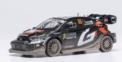 IXORAM972E.22 - Voiture du Rallye de Monte Carlo 2025 pilotée par Takamoto KATSUTA - TOYOTA GR Yaris Rally1 #18