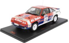 IXO18RMC098 - Voiture du RAC rallye Lombard 1985 N°14 - OPEL Manta B400