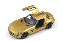 SPAS1023 - Voiture avec portes ouvertes de 2009 couleur doré – MERCEDES SLS AMG