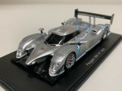 SPAS1282 - Voiture de 2008 couleur chromé - PEUGEOT 908 Hybride