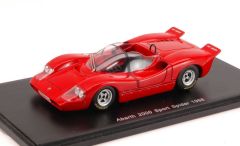 SPAS1329 - Voiture de 1968 couleur rouge - ABARTH 2000 Sport Spider