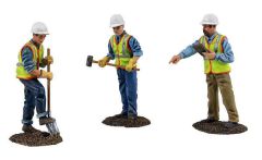 FIGE90-0481 - Set de 3 ouvrier avec outils