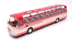 IXOBUS009 - Autocar de tourisme SETRA S14 de 1966 de couleur beige et rouge