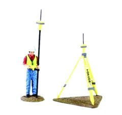 FIGE90459 - Personnage de chantier avec accessoires GPS