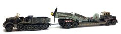 SOL7200201 - Véhicule Militaire avec remorque et fuselage Allemagne 1945 - FAMO SD.KFZ. 9