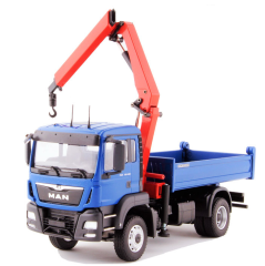 CON77165/02 - Camion 4x2 benne MAN TGS M Euro 6 équipé d'une grue