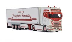 WSI01-2886 - Camion avec semi frigo - SCANIA S HL CS20H HERVOUIN