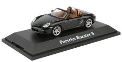 SCH04711 - Voiture cabriolet sportif PORSCHE Boxster S couleur noir