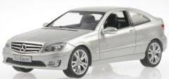 SCH07241 - Voiture coupé MERCEDES Classe-CLC couleur gris argent éditée à 1500 pièces