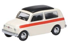 SCH26273 - Voiture FIAT 500 Giardiniera avec bandes rouges