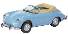 SCH26278 - Voiture cabriolet PORSCHE 356 couleur bleu