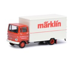 SCH26301 - Camion 4x2 MERCEDES BENZ LP608 avec une caisse rigide marquage MARKLIN
