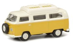 SCH26444 - Camping car VOLKSWAGEN T2 camper de couleur jaune et blanc