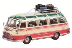 SCH2925 - Bus SETRA S6 couleur beige rouge avec porte bagages édité à 1000 unités