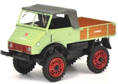 SCH3132 - Camion agricole UNIMOG U401 version plateau ridelles