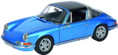 SCH354 - voiture coupé sportive PORSCHE 911 S Targa de 1973 couleur bleu