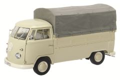 SCH3700 - Camion utilitaire VOLKSWAGEN T1 Pick-up avec bâche Beige