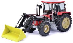 SCH7624 - Tracteur SCHLUTER Compact 1250 TV6 équipé du chargeur frontal avec godet