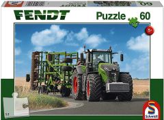 SCM56255 - Puzzle de 60 Pièces Dimensions :  36 x 24 cm - Tracteur avec déchaumeur AMAZONE FENDT 1050 Vario