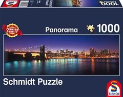 SCM58282 - Puzzle Panorama de 1000 Pièces Dimensions: 94 x 32 cm - Les lumières de New York