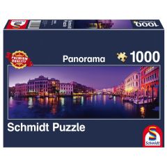 SCM58299 - Puzzle Panorama de 1000 Pièces Dimensions : 94x32 cm - Canal Grande de Venise