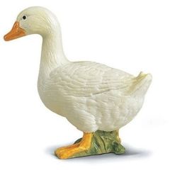 SHL13130 - Figurine de l'univers des animaux de la ferme  - Canard blanc