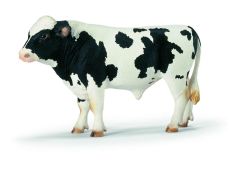 SHL13632 - Figurine de l'univers des animaux de la ferme - Taureau Holstein