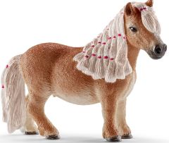SHL13776 - Figurine de l'univers des chevaux - Mini jument poney Shetland