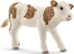 SHL13802 - Figurine de l'univers des animaux de la ferme - Veau Simmental français