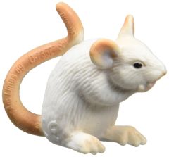 SHL14406 - Figurine de l'univers des animaux sauvages - Souris Blanche