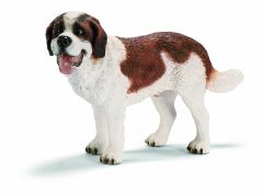 SHL16379 - Figurine de l'uniervers des animaux de la ferme - Chien mâle de race St. Bernard