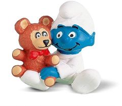 SHL20205 - Figurine de l'univers des SCHTROUMPFS - Bébé avec ourson