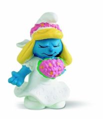 SHL20412 - Figurine de l'univers des SCHTROUMPFS - Schtroumpfette Mariée