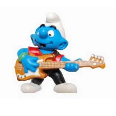 SHL20450 - Figurine de l'univers des SCHTROUMPFS - Schtroumpf Guitariste