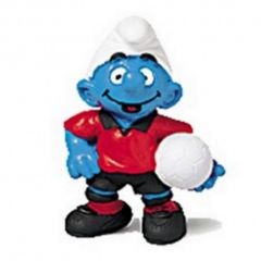 SHL20454 - Figurine de l'univers des SCHTROUMPFS - Schtroumpf Footballeur