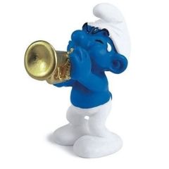 SHL20539 - Figurine de l'univers des SCHTROUMPFS - Schtroumpf Musicien