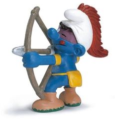 SHL20551 - Figurine de l'univers des SCHTROUMPFS - Indien Archer