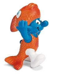 SHL20719 - Figurine de l'univers des SCHTROUMPFS - signe du Zodiaque - Poisson