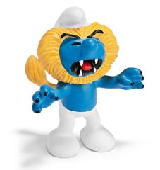 SHL20724 - Figurine de l'univers des SCHTROUMPFS - signe du Zodiaque - Lion