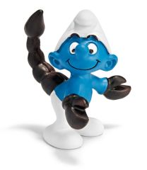SHL20727 - Figurine de l'univers des SCHTROUMPFS signe du Zodiaque - Scorpion