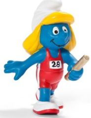 SHL20739 - Figurine de l'univers des SCHTROUMPFS aux Jeux Olympiques - schtroumpfette Relayeuse