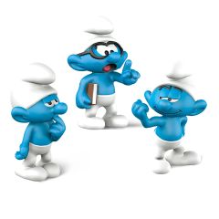 SHL20800 - 3 Figurines de l'univers des Schtroumpfs - Kit N°1