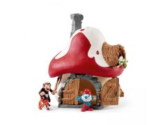 SHL20803 - Accessoire de l'univers des SCHTROUMPFS - Maison avec 2 figurines