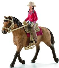 SHL42112 - Figurine de l'univers des chevaux - Cavalière western
