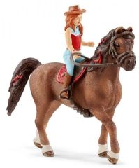 SHL42411 - Figurine de l'univers HORSE CLUB - Hannah avec Cayenne