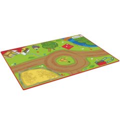 SHL42442 - Accessoire de l'univers des animaux de la ferme -Tapis de jeu Dimensions: 1.33m x 92cm