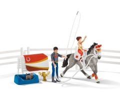 SHL42443 - Accessoires et Figurines de l'univers HORSE CLUB - Kit de voltige équestre Mia