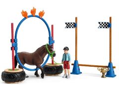 SHL42482 - Accessoires et figurines de l'univers des animaux de la ferme - Course d'agilité pour poney