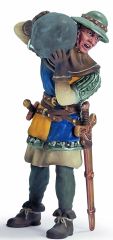 SHL70053 - Figurine de l'univers des Chevaliers - Fantassin avec Pierre