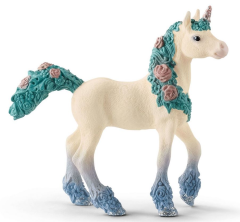 SHL70591 - Figurine de l'univers BAYALA - Poulain de licorne aux fleurs